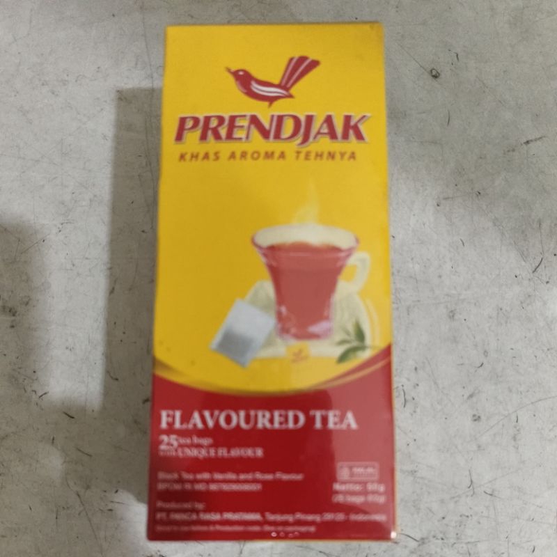 

Teh Hitam Celup Wangi Prendjak 50gr Isi 25 kantong