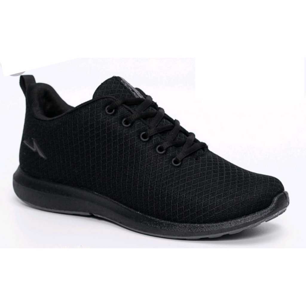 Sepatu Pria Model Terbaru Full hitam - ando BSC 21 size 39-43 - sepatu pria model trendy
