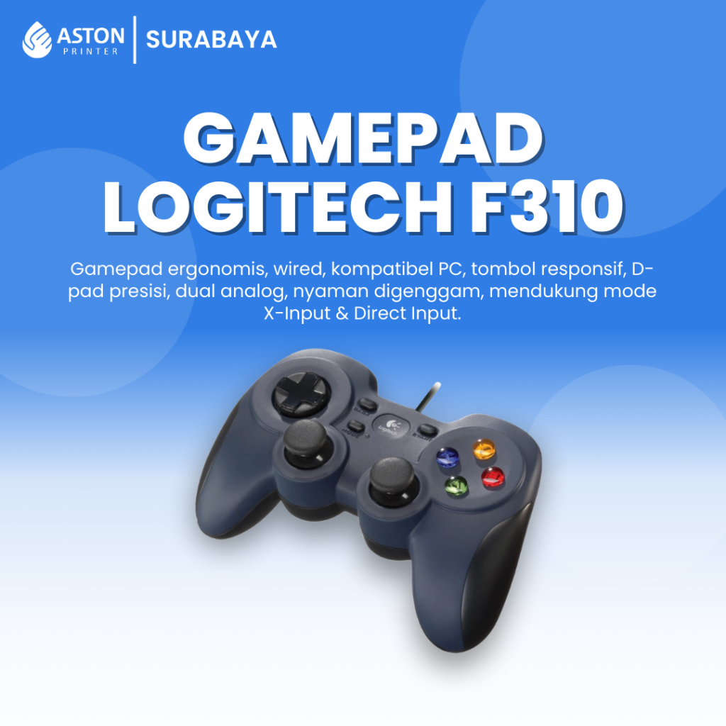 Gamepad Logitech F310 Wired Controller