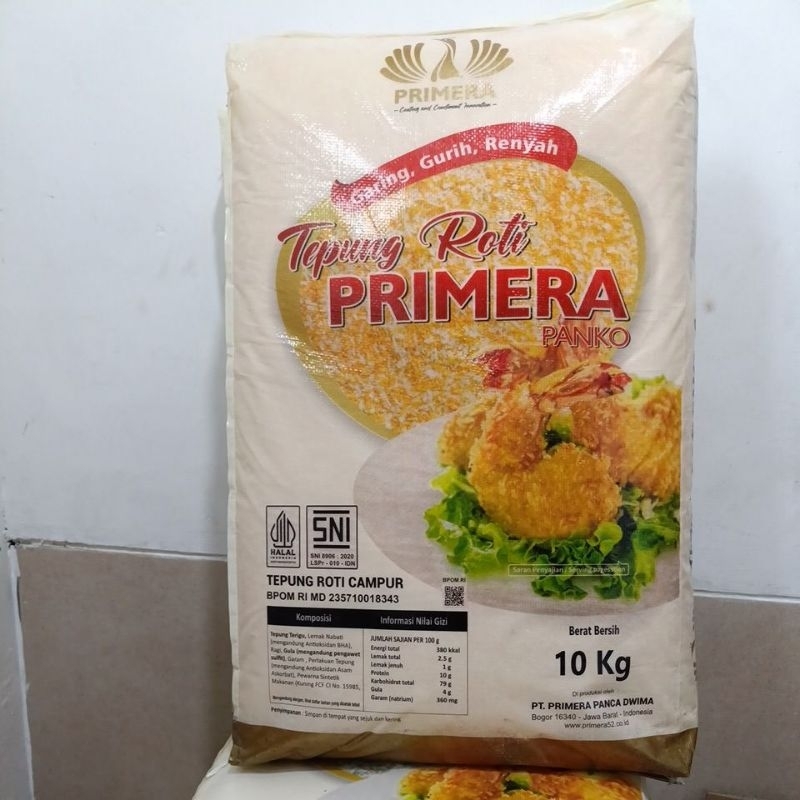 

Tepung Roti Primera warna / CAMPUR kemasan 10kg