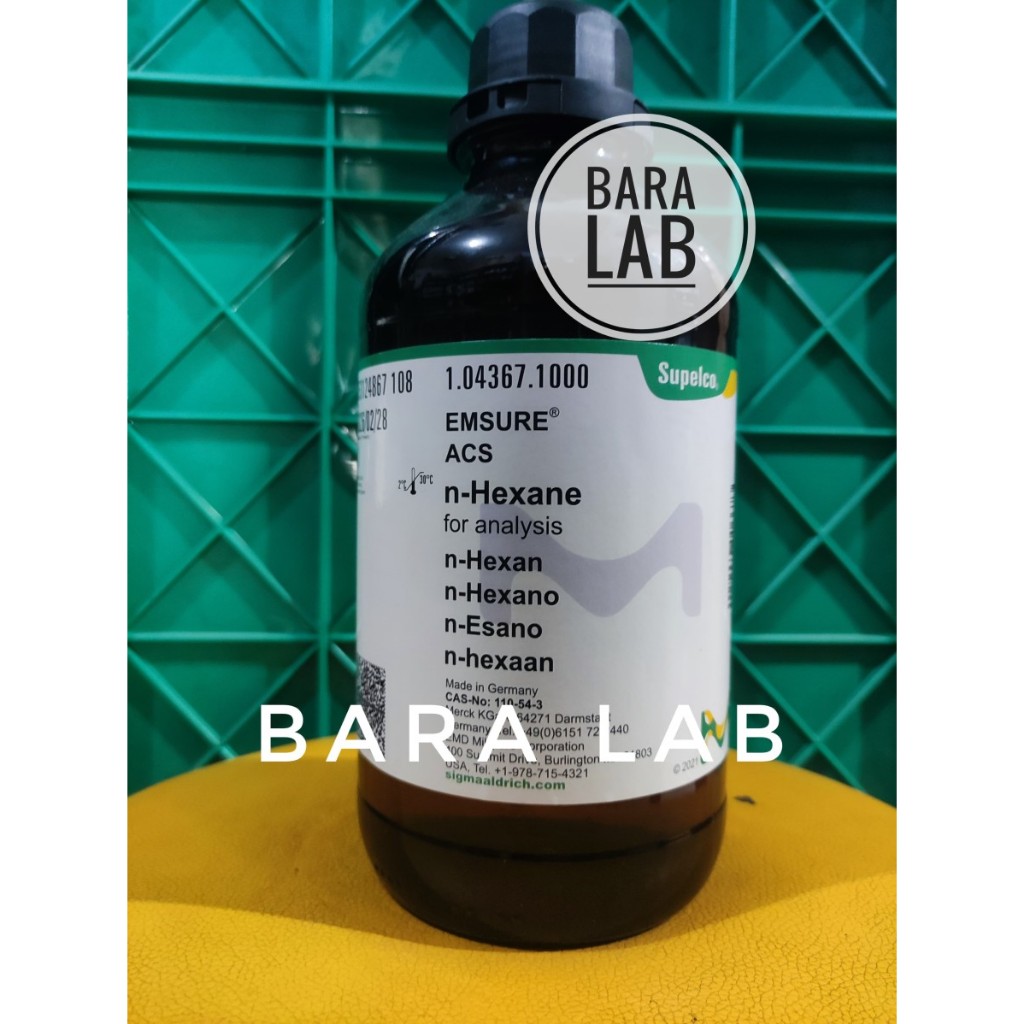 N-HEXANE / C₆H₁₄ / Heksana pro analis MERCK 104367 1L