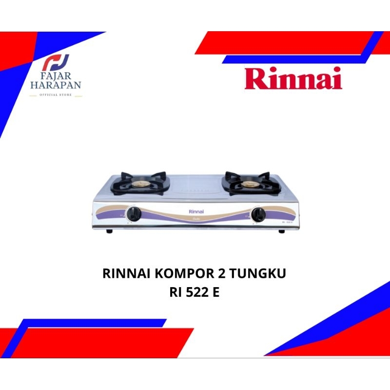 RINNAI KOMPOR 2 TUNGKU 522 E