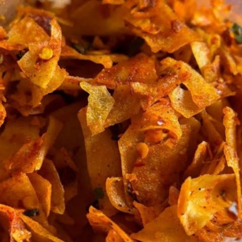 

KRIPSET 500 GRAM / KERIPIK JADOOL KERIPIK SINGKONG EXTRA PEDAS 500 GRAM
