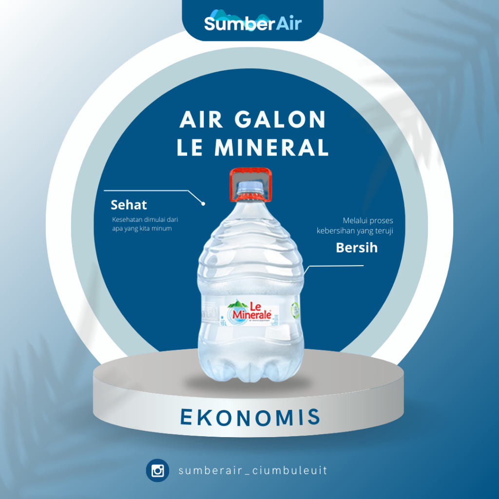 

LE MINERAL GALON 15 LITER BESERTA ISINYA