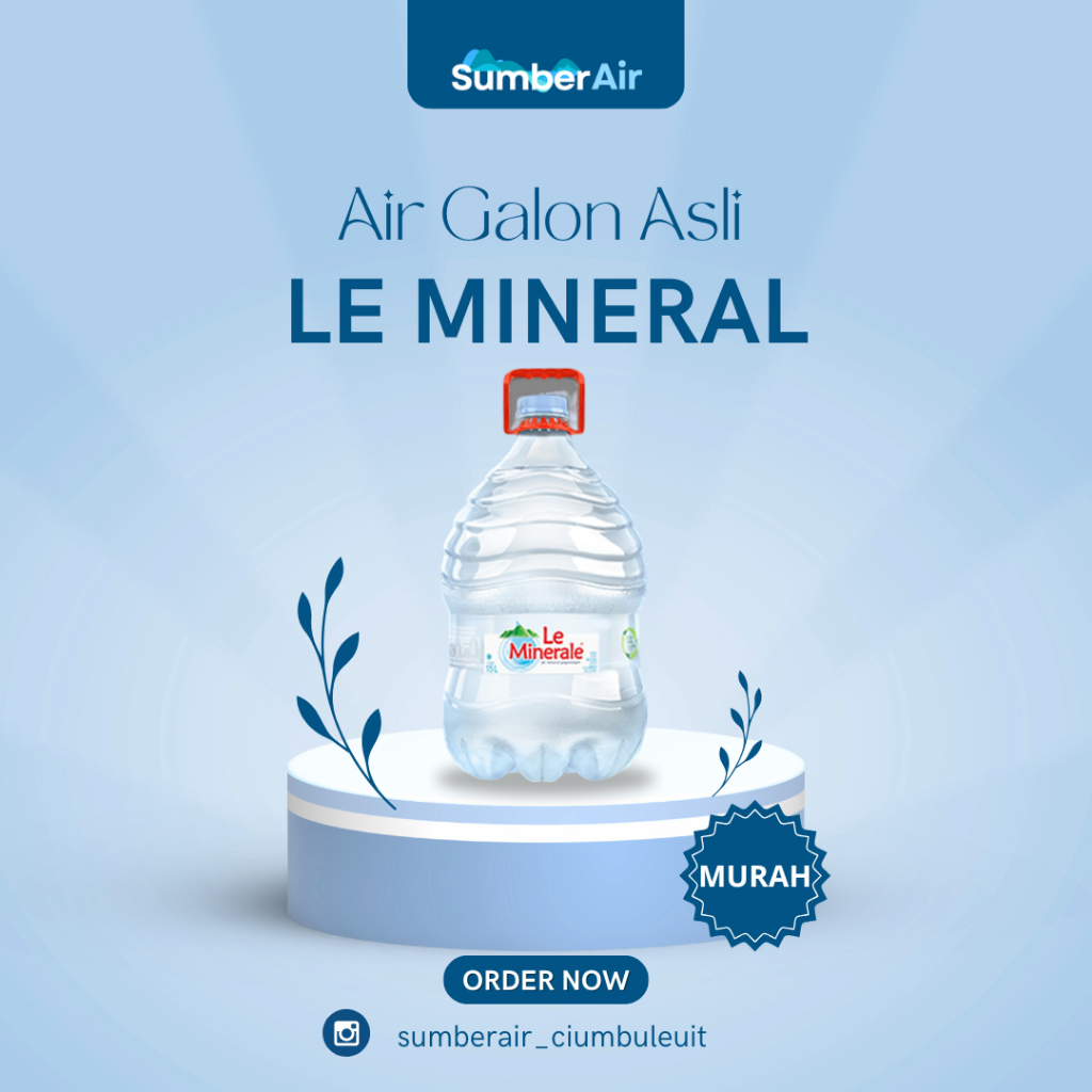 

LE MINERAL GALON 15 LITER BESERTA ISINYA