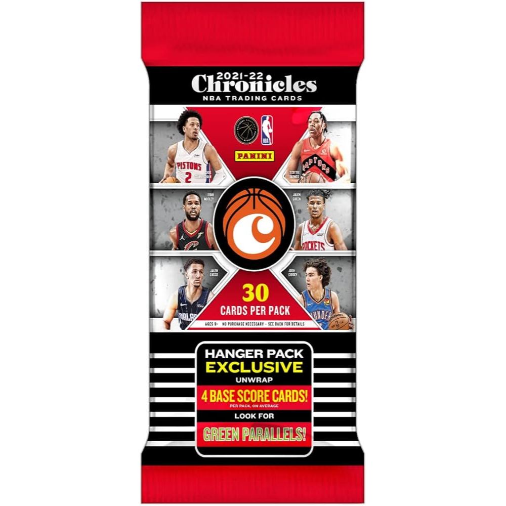 Kartu Basket - NBA Panini Chronicles 2021-2022 Hanger Pack - 30 Kartu per pack