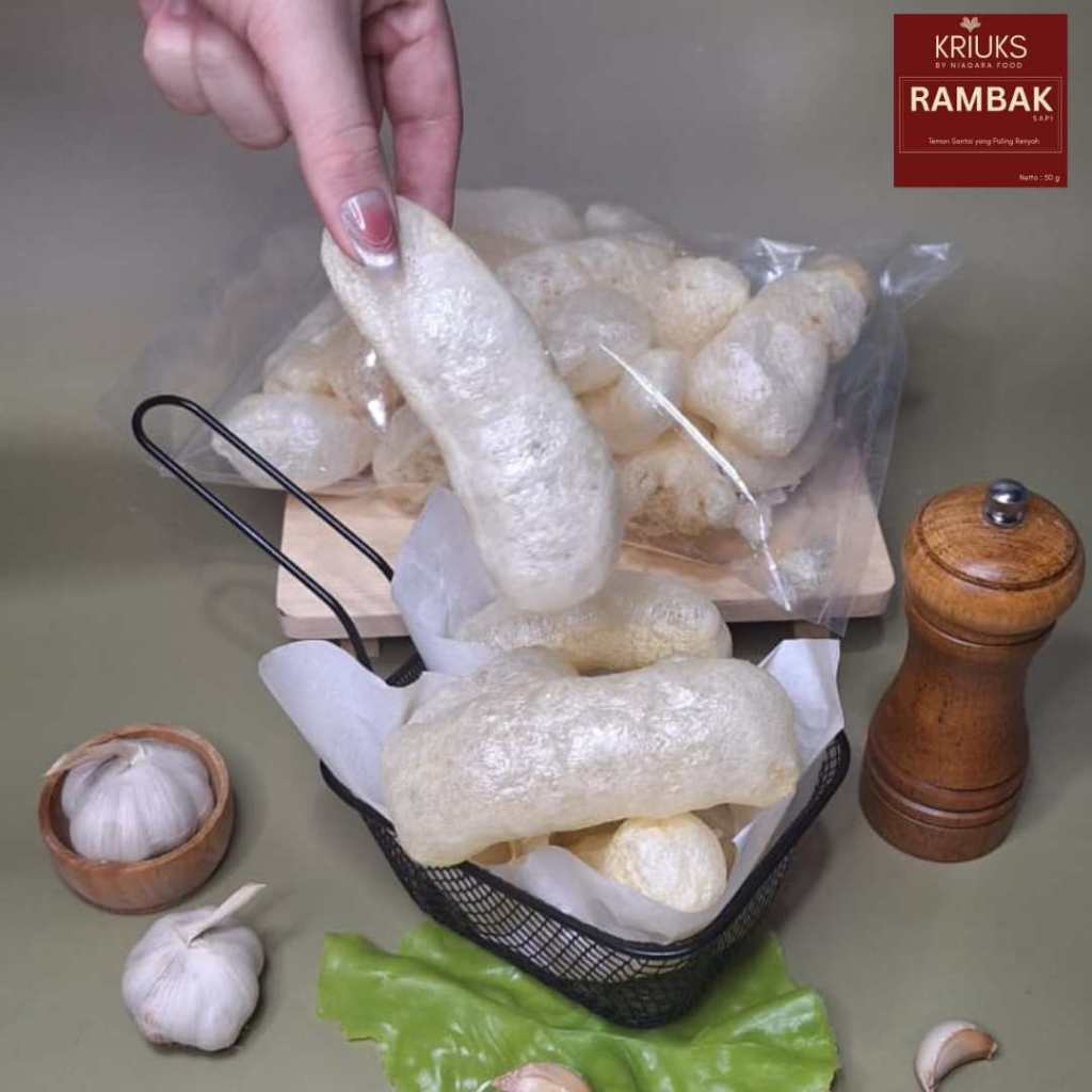 

Kerupuk Kulit Sapi Premium – Renyah, Gurih, Tanpa Pengawet | Rambak Asli