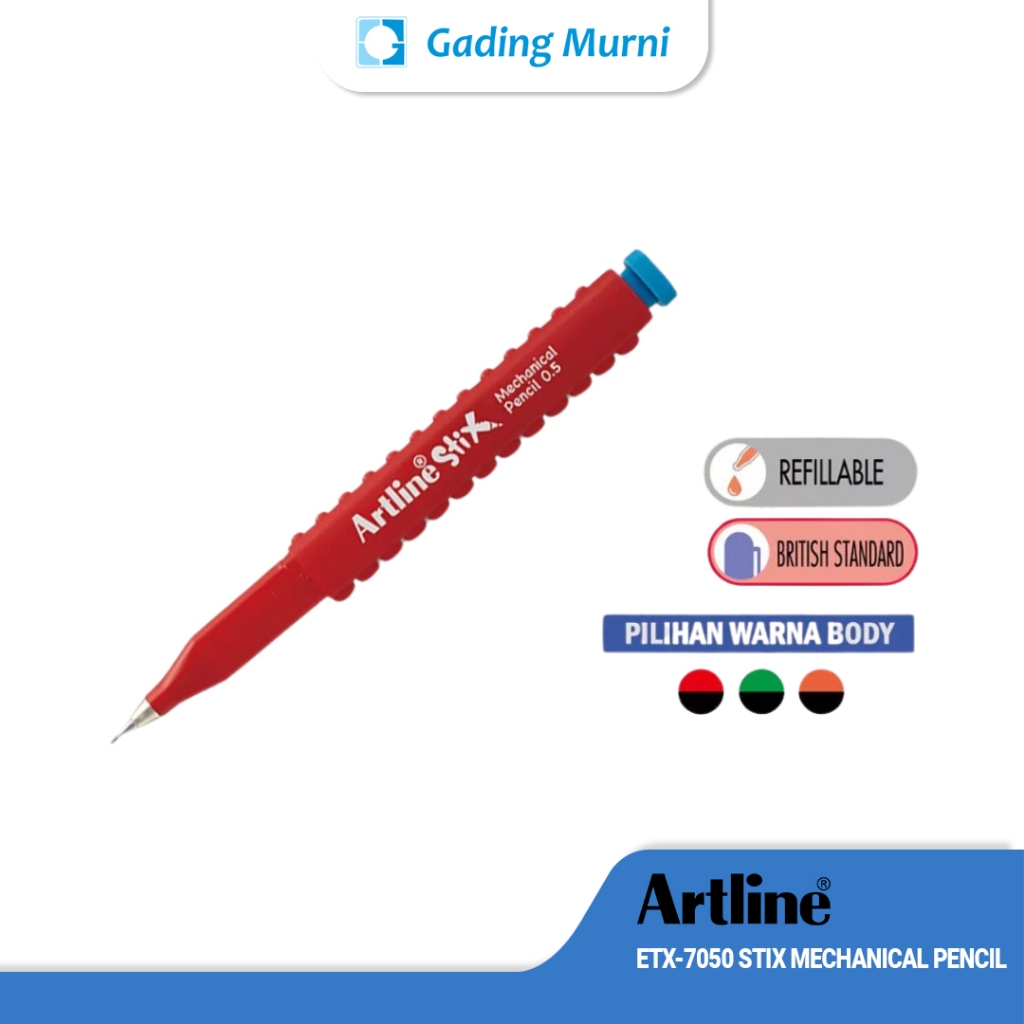

Pensil Mekanik 0.5 mm Artline STIX Mechanical Pencil ETX-7050