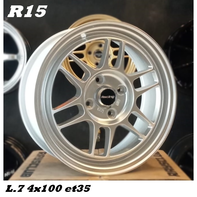 velg mobil ring 15 enkei rpf lebar 7 pcd 4x100 velg r15
