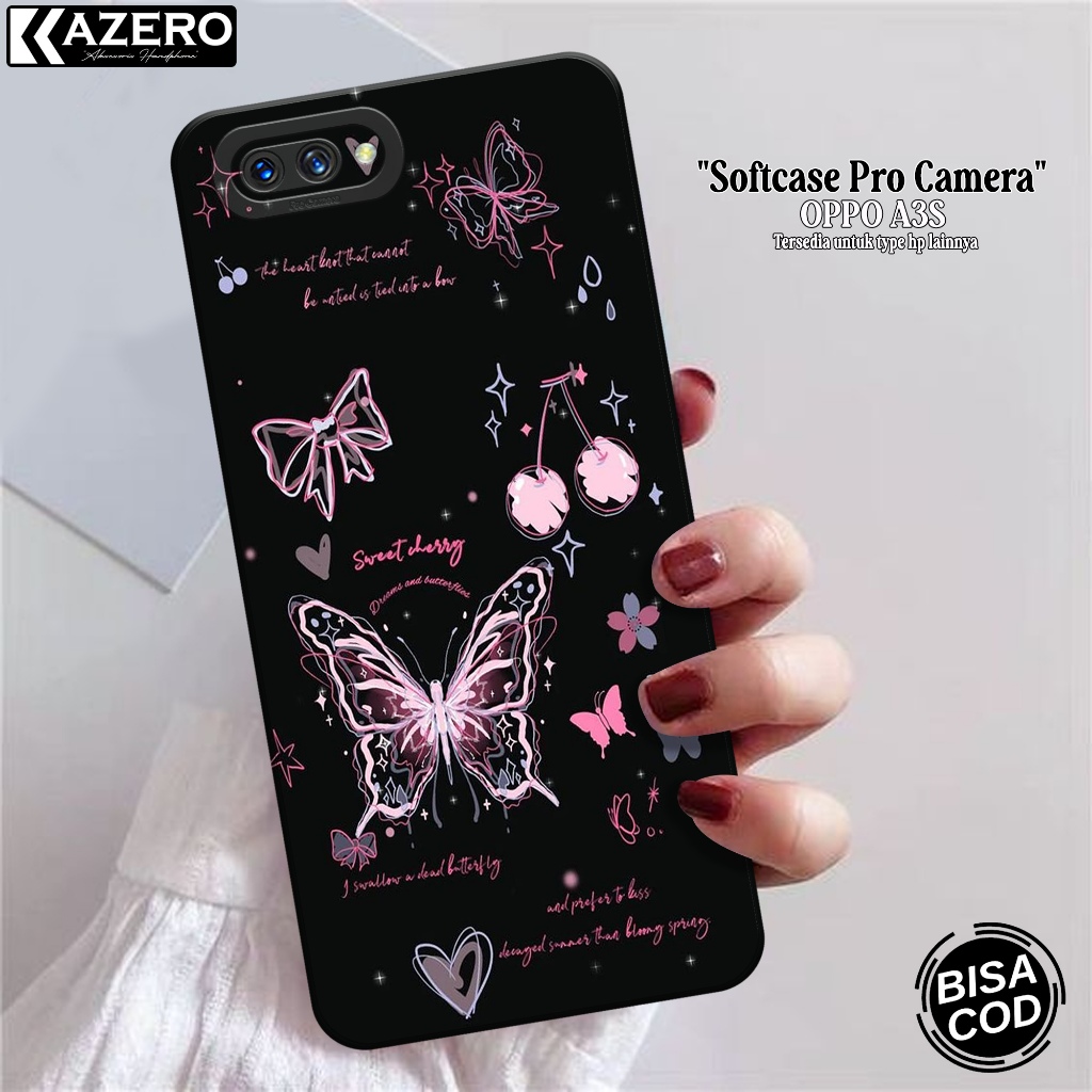 Fashion Case Aesthetic Softcase OPPO A3S Terbaru Case OPPO A3S Silikon Pro Camera Casing OPPO A3S Ke