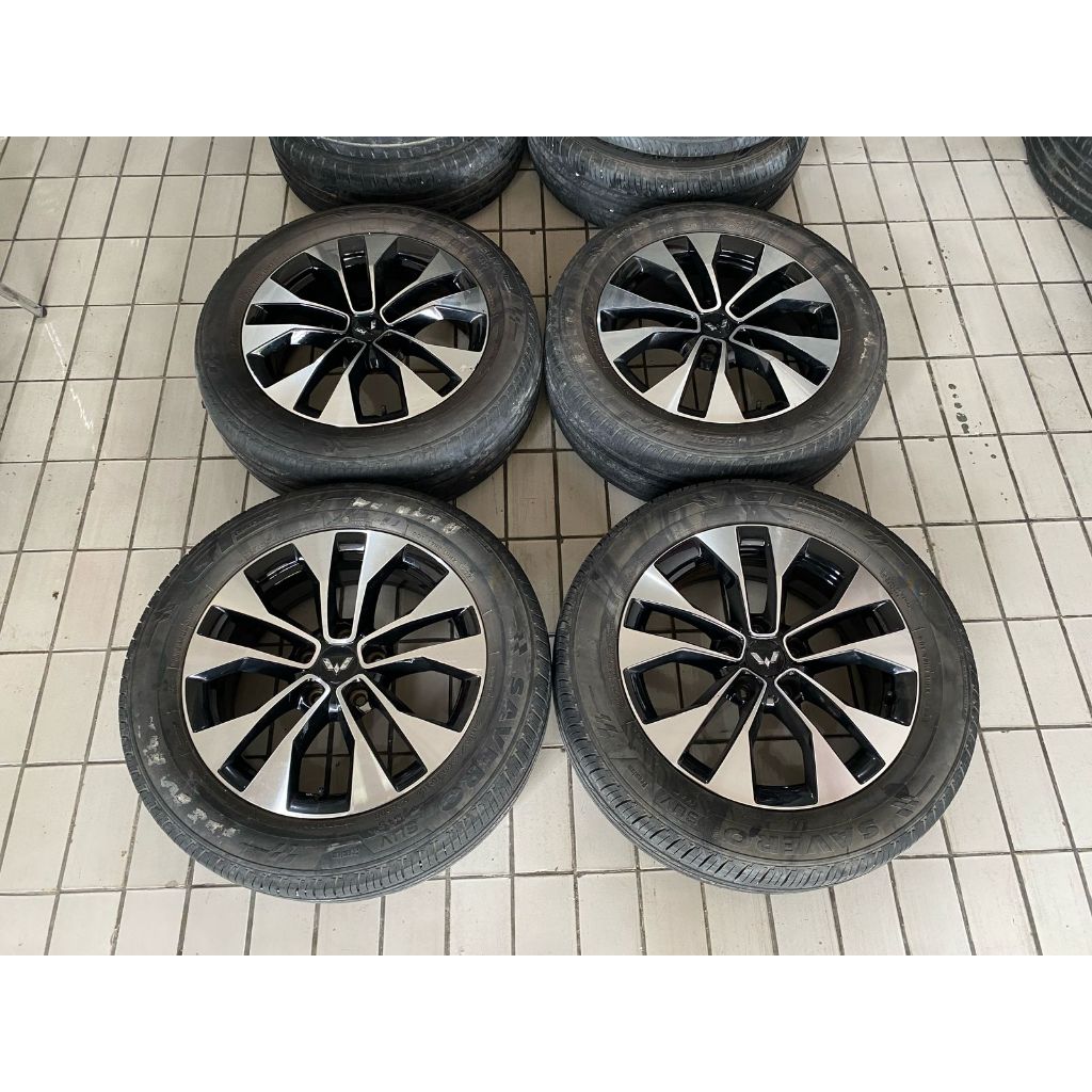 Paket Velg Ban Bonus Original Copotan Mobil Wuling Almaz Ring 17 Ban Bonus 215 60 R17