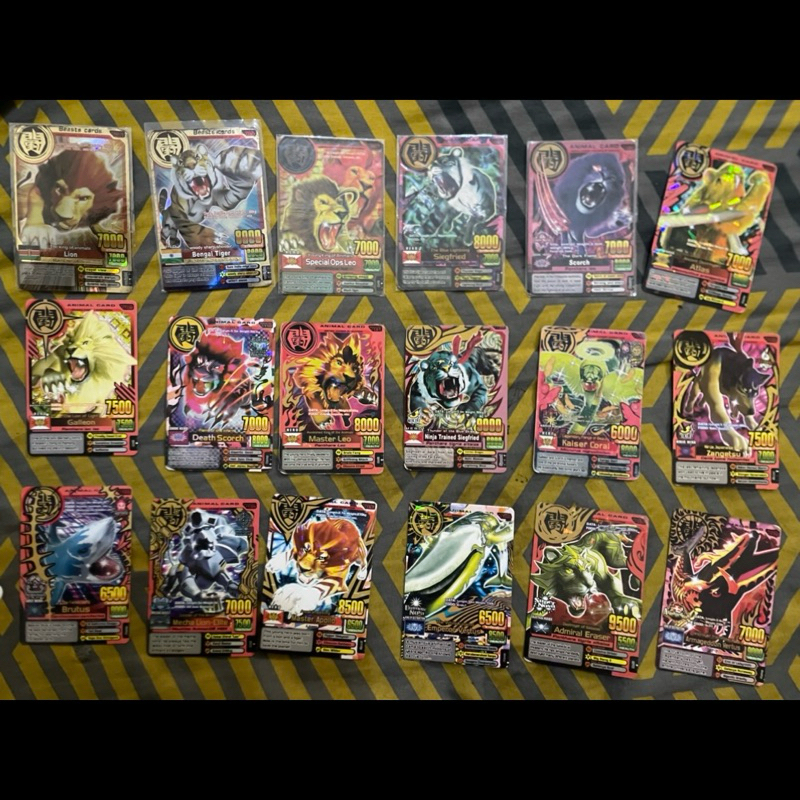ultra rare dan kaiser rare fullset animal kaiser
