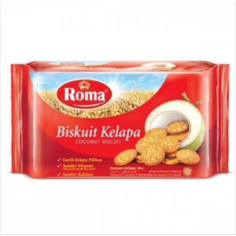 

BISKUIT ROMA KELAPA 300GR