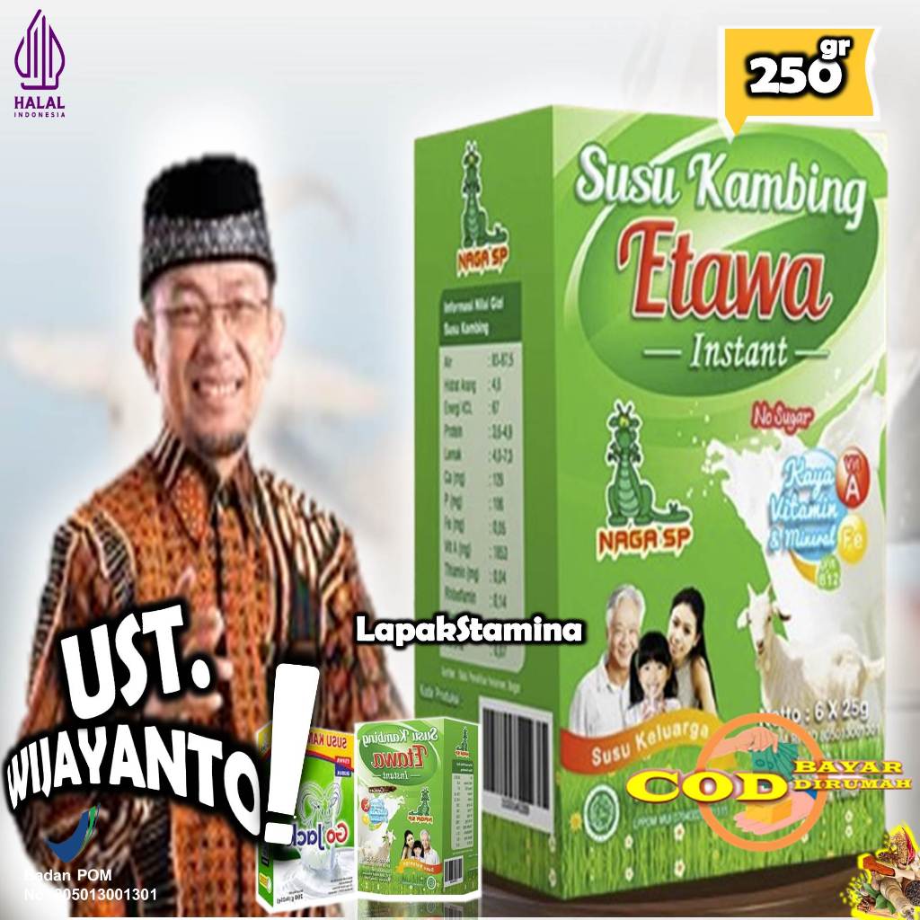 

Susu Kambing Etawa Bubuk Original Untuk Masalah Pernafasan Dan Sendi