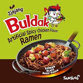 

Samyang Jjajang Buldak Korean Black Bean Sauce Hot Chicken Ramen Noodle 40 Gr Mie Korea Halal