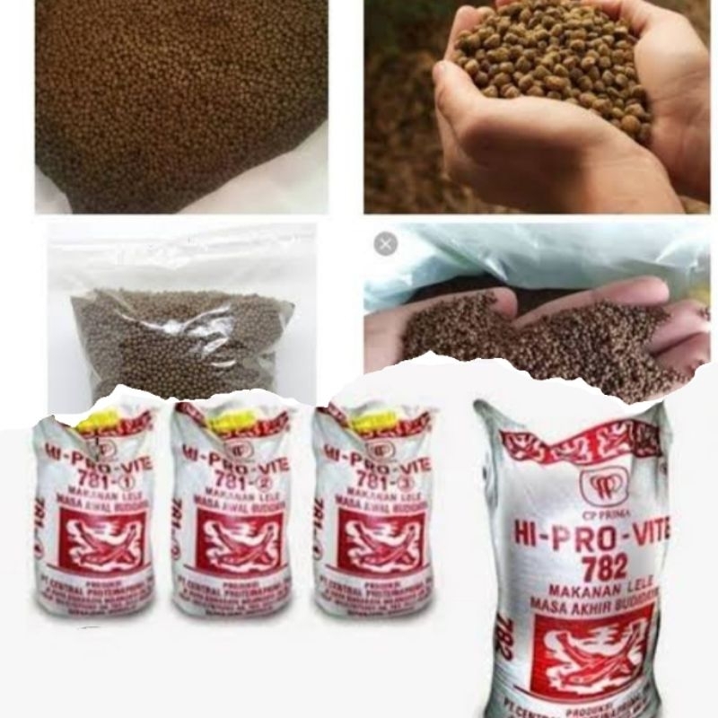 781-1 781-2 781-3 792-4 HI PRO VITE PAKAN IKAN TERAPUNG  LELE NILA GURAMI PATIN 15 KG