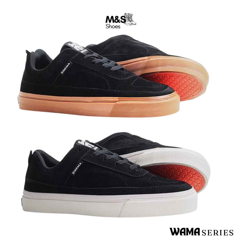 Temfox | WAMA | Sepatu Sneakers Casual Pria Sepatu Lokal Brand Vulcanized Skateboard Sekolah