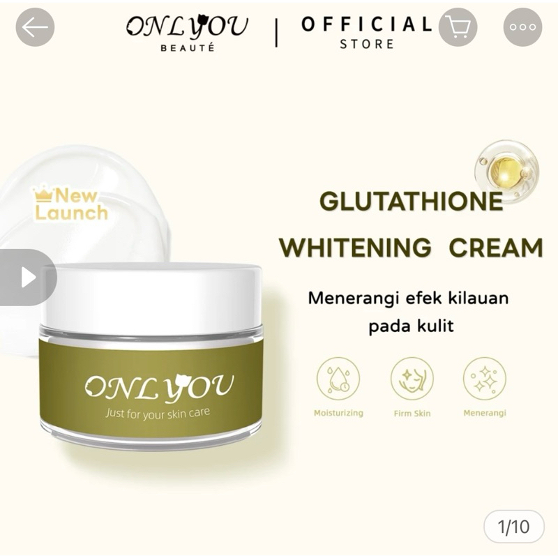 NEW&PRELOVED ORI ONLYOU Whitening Essence Cream Luxurious Wajah Pelembab Anti-Kerut Anti-Penuaan din