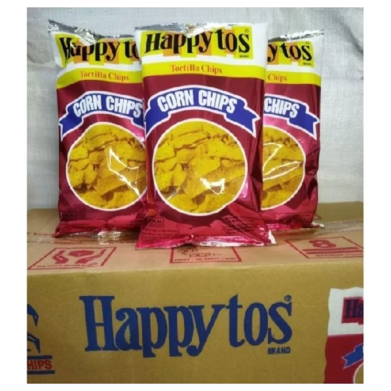 

Happy Tos Tortilla Chips Corn Chips 140gram KERIPIK JAGUNG Happy Tos