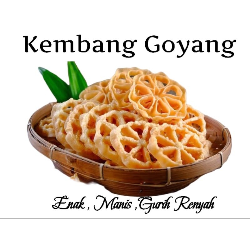 

Kue kembang goyang 1 kg Manis Renyah Snack Camilan enak manis