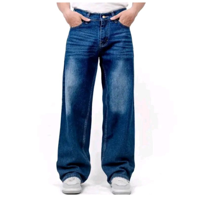 Celana Jeans ootd Pria - celana jeans gombrong - Baggy premium