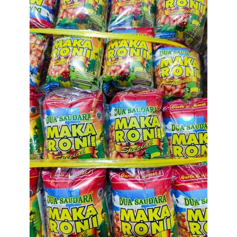 

Kerupuk Makaroni Dua Saudara (1 Pack isi 20 pcs)