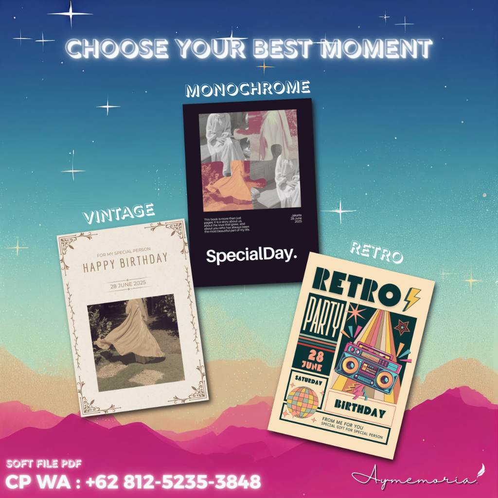MEMORIES BOOK SOFT FILE  | BUKU MEMORI | MEMORABLE BOOK | BUKU KENANGAN