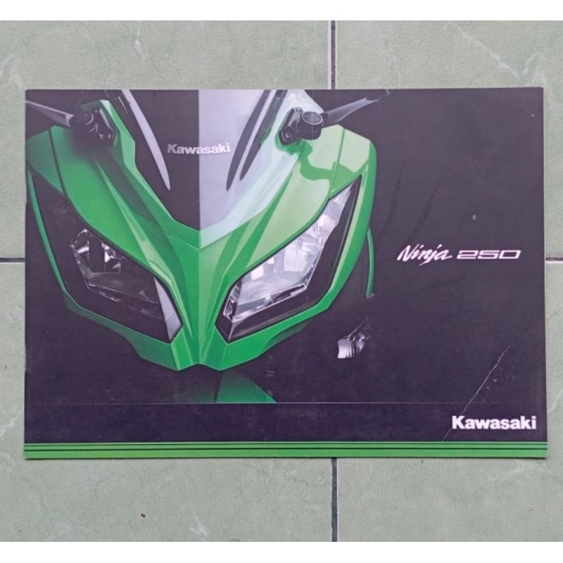 booklet brosur iklan motor Kawasaki Ninja 250