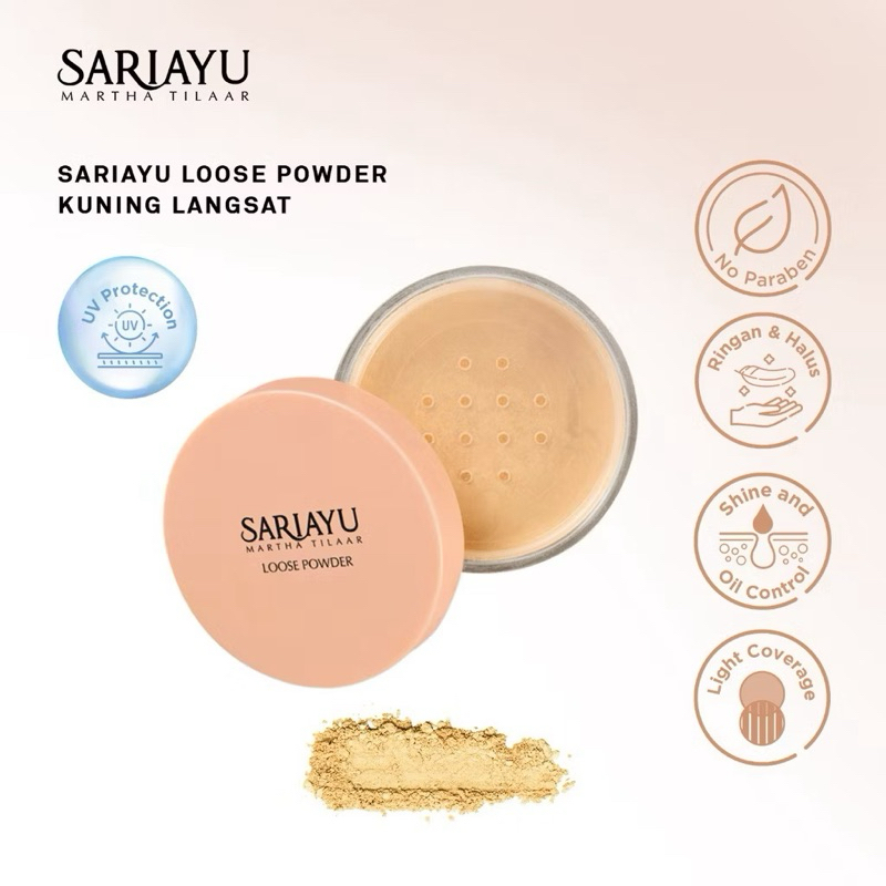 SARIAYU Loose Powder 14gr[Bedak Tabur]