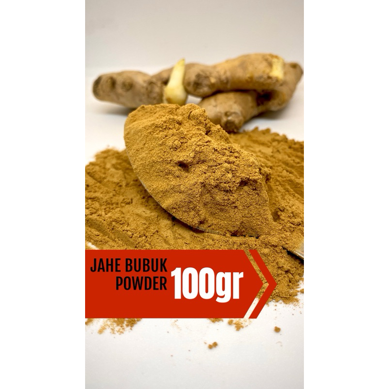 

Jahe bubuk asli isi 100 gram - ginger powder murni tanpa campuran