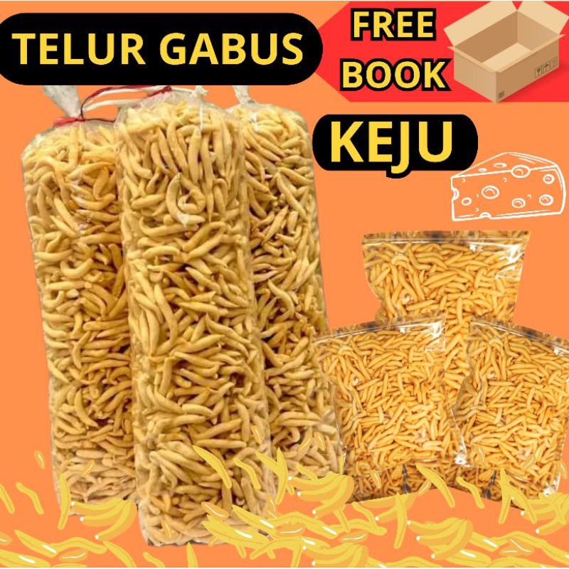 

Telur Gabus Keju 1 Ball rasa keju / Bidaran Keju Renyah Original