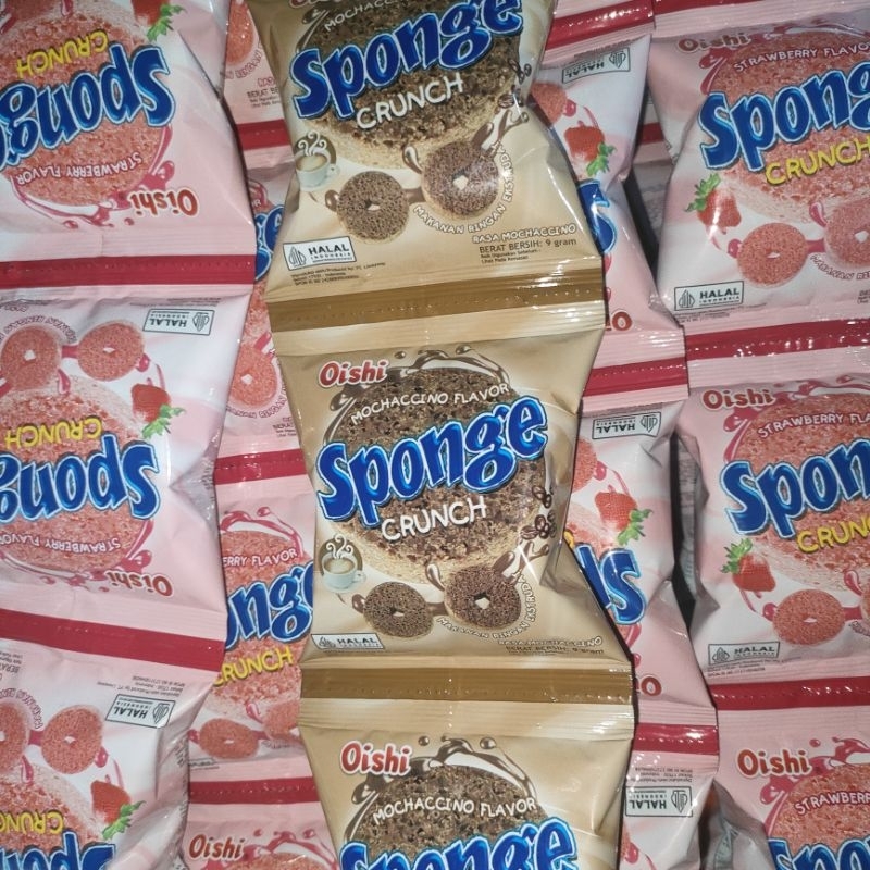 

[1 renceng] Oishi Sponge Crunch Mochaccino Flavor Makanan Ringan Ekstrudat Rasa Mokacino harga terjangkau grosiran harga promo