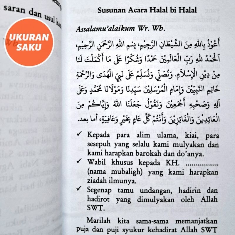 Kumpulan MC , Sambutan , Pidato Islami Dan Dalil Dalil Untuk Acara Di Masyarakat Kumpulan MC Bahasa 