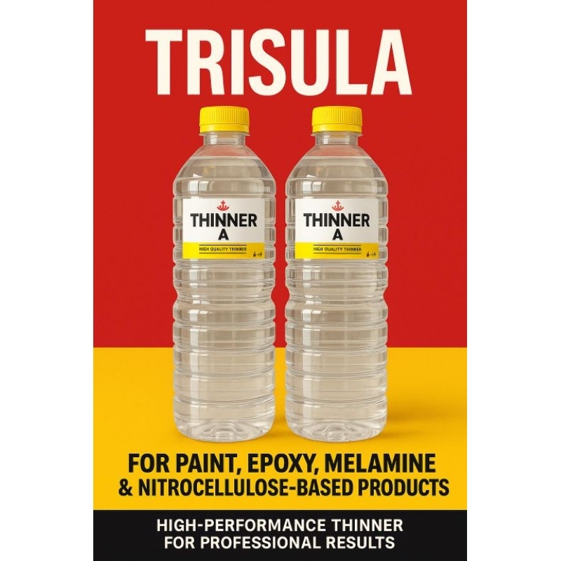 Trisula Thinner A 1 Liter // Pengecer Cat Thinner A 1Liter