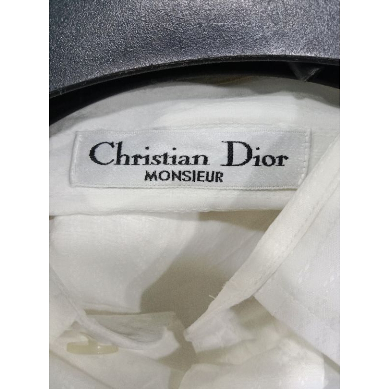 Kemeja Cristian Dior Full White Pria(L)