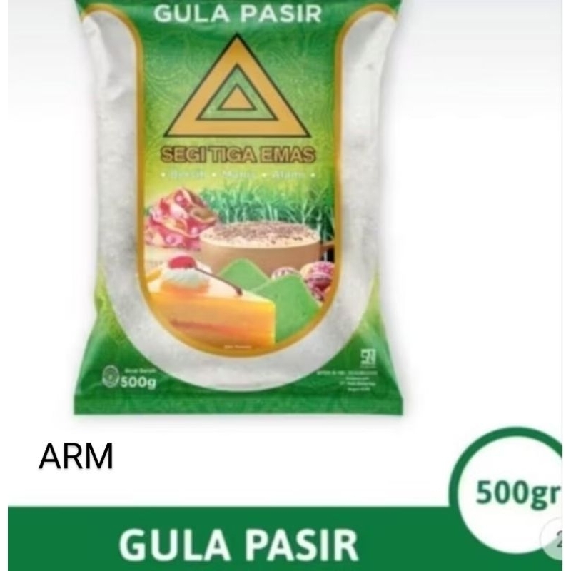 

Gula Pasir Segitiga Emas 500gr