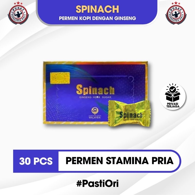 

Permen Spinach Candy Original Herbal Ginseng 1 Box 30 Pcs