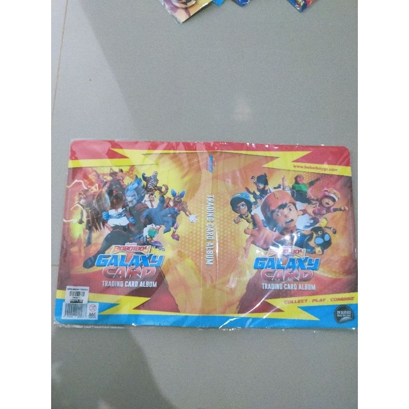 Boboiboy galaxy card album v2