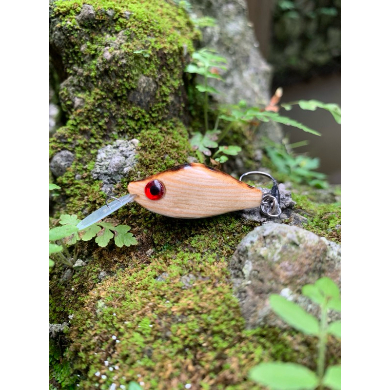 Lure minnow 3,5cm untuk masheer hampala natural