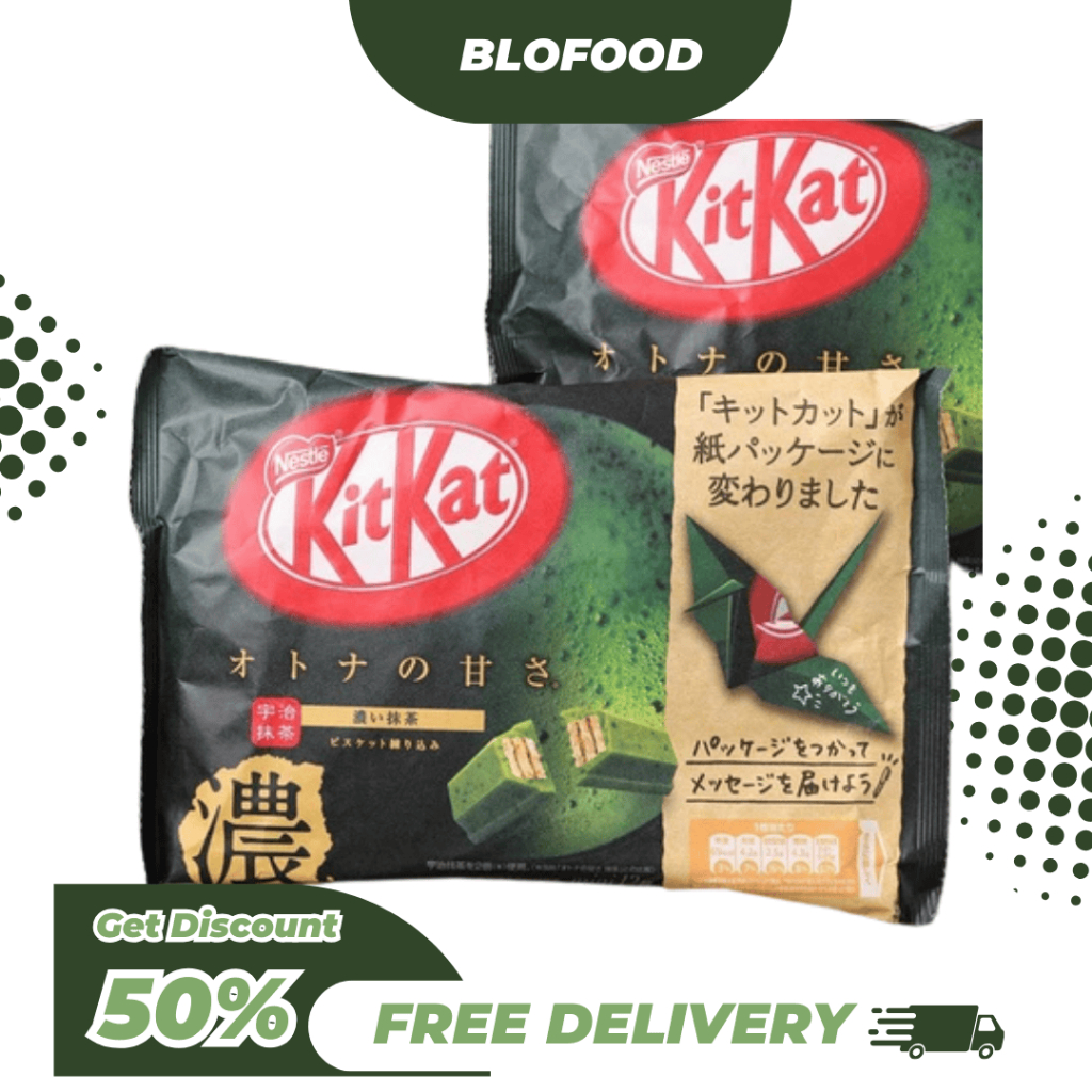 

BF.ID KitKat Otona No Amasa Rich Matcha Greentea Bag