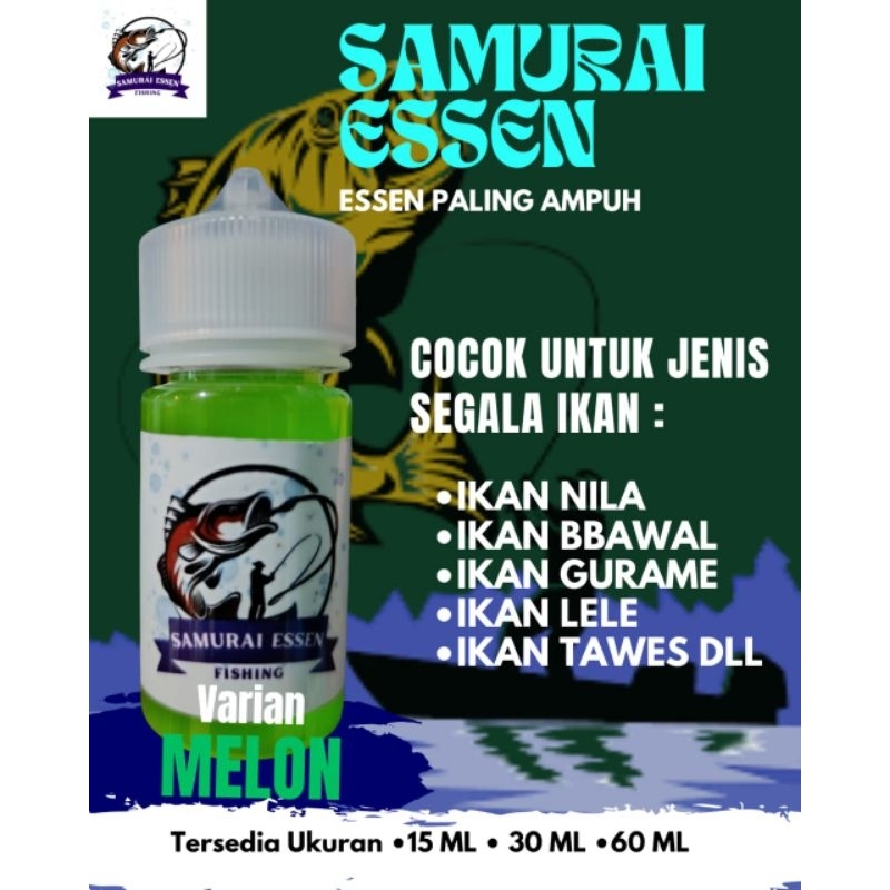 SAMURAI ESSEN VARIAN MELON Essen ikan Mas super Ikan Nila Liar mujaer ikan mas ikan lele ikan super 