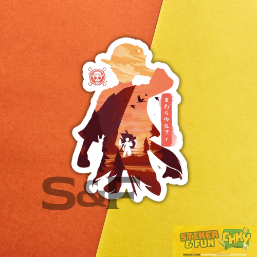 

Stiker Sticker Vinyl Laminasi LUFFY ON PIECE Vol 1