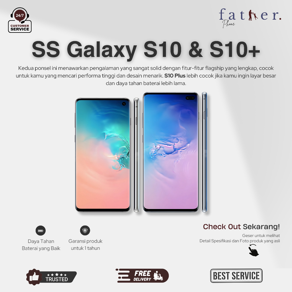 Sein | Samsung Galaxy S10+ | Samsung Galaxy S10 8/512Gb | 8/128Gb Fullset Garansi Resmi
