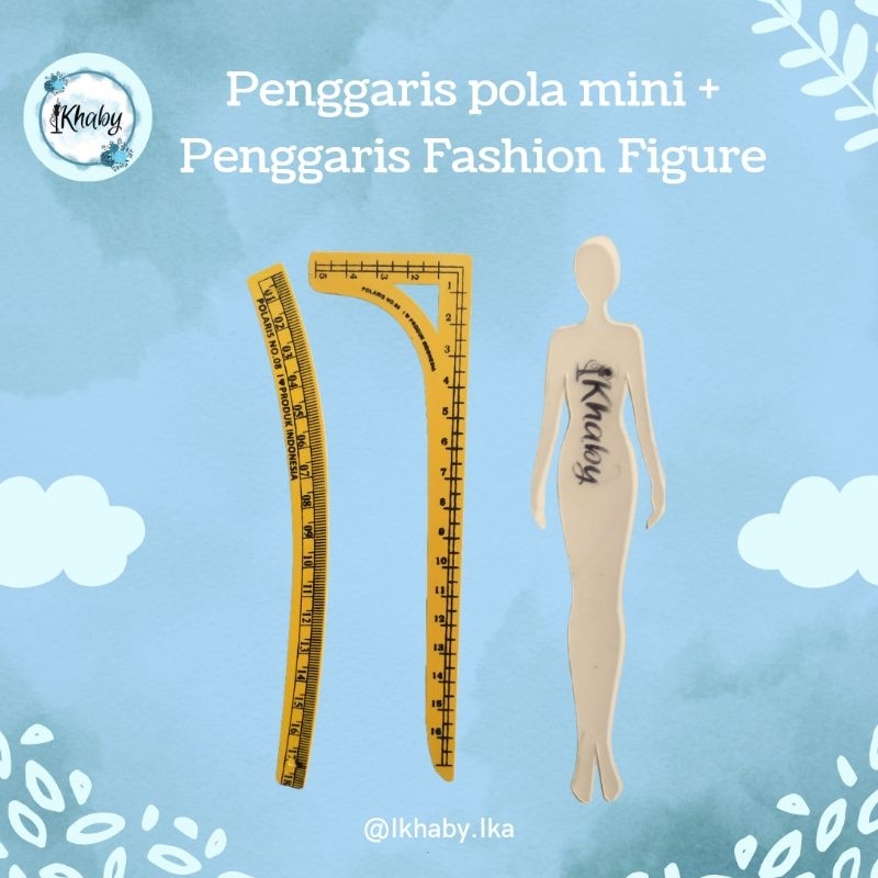 

Satu Set Penggaris Pola mini dan Fashion Figure