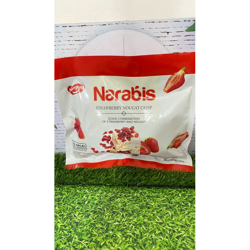 

NARABIS STRAWBERRY NOUGAT CRISP 200 G