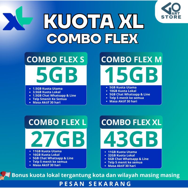 PAKET DATA XL COMBO FLEX
