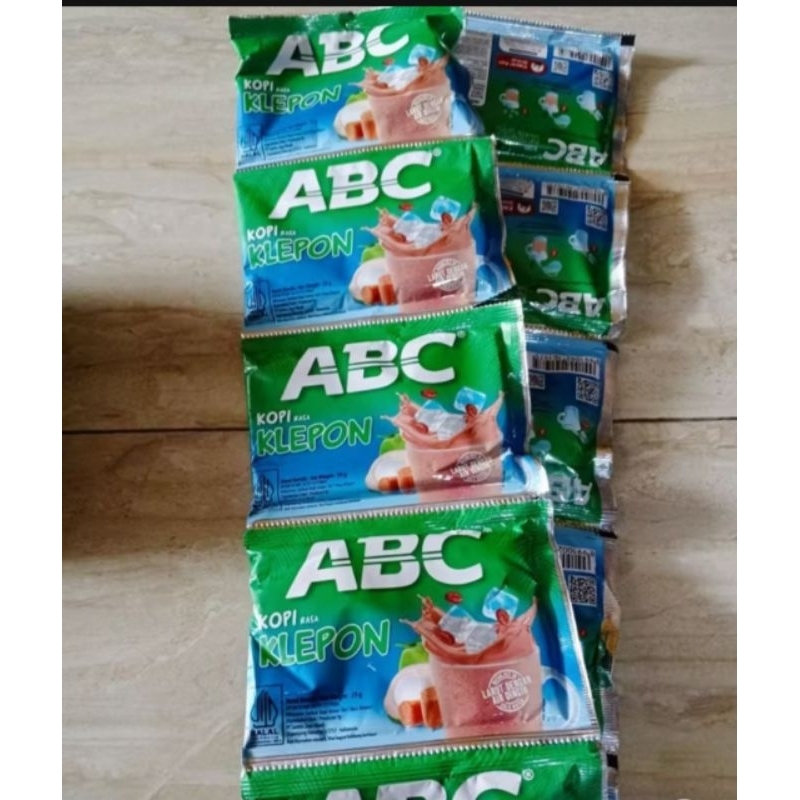 

ABC KOPI INSTAN KLEPON RENCENG 10x25g