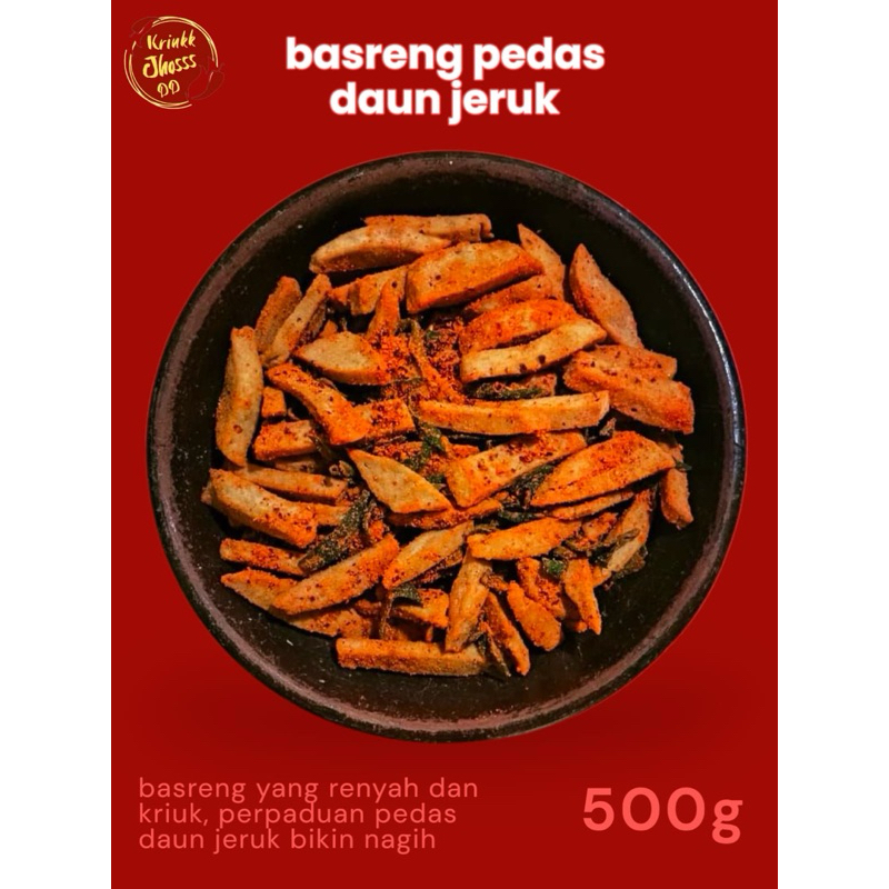 

BASRENG PEDAS DAUN JERUK 500g BASRENG PEDAS DAUN JERUK KRIUKK JHOSS DD