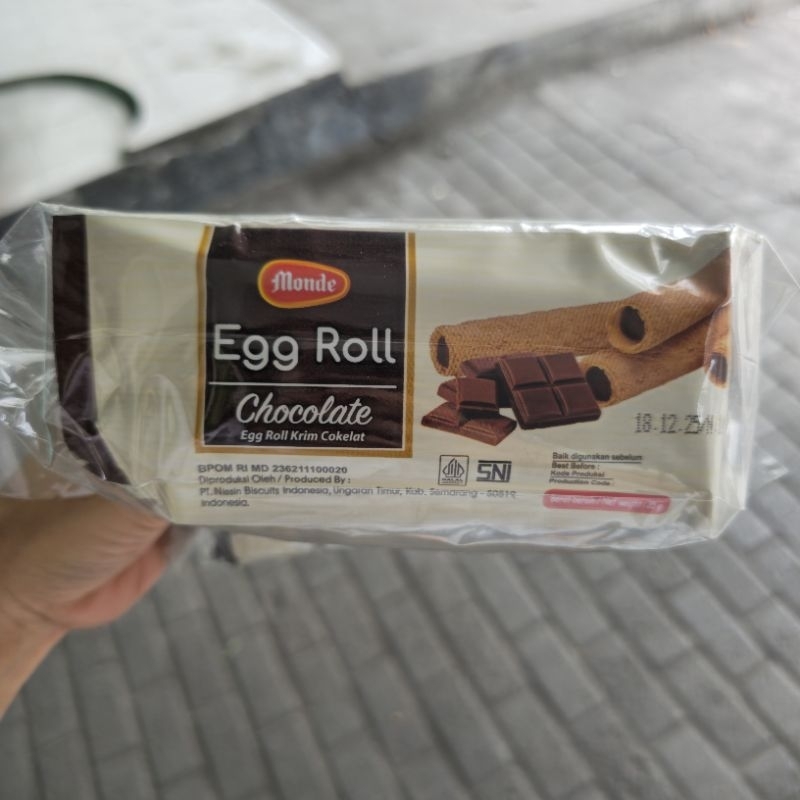 

MONDE EGG ROLL COKLAT 35GR x 10PC