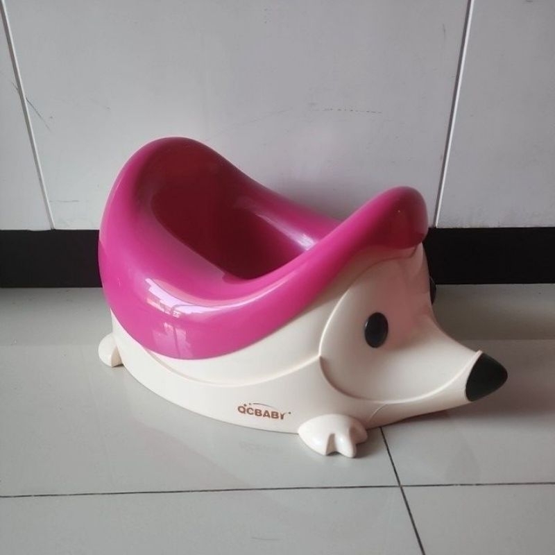 preloved poty toilet training anak BAB landak Pink ungu